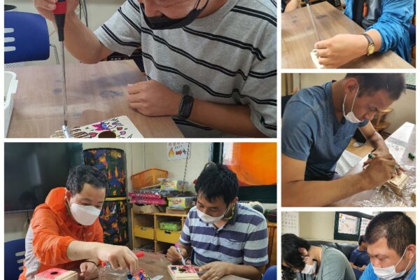 미술활동 칼림바 만들기