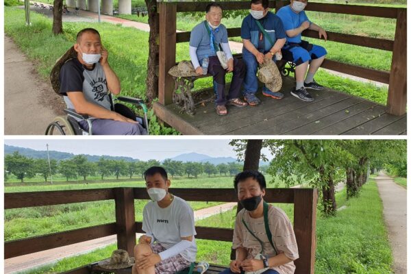 산책다녀왔습니다