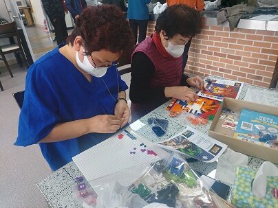 여성장애인교육지원사업 메이크브릭 진행하였습니다.