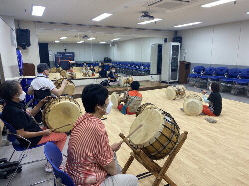 여성장애인교육지원사업 풍물교실 진행
