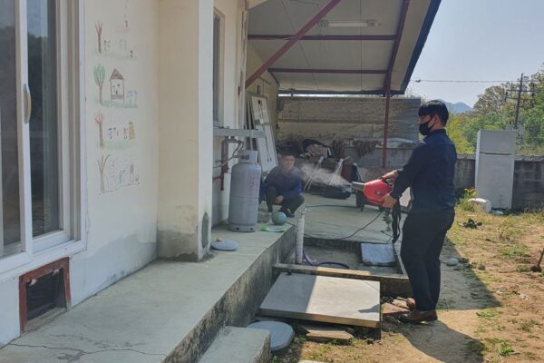 중증재가장애인 37가정 방역활동 실시