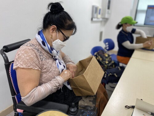 여성장애인교육지원사업 자격증반 " 정리수납