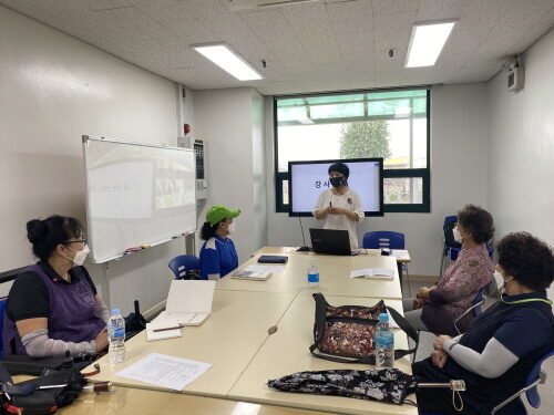 여성장애인교육지원사업 자격증반 (정리수납 ) 진행