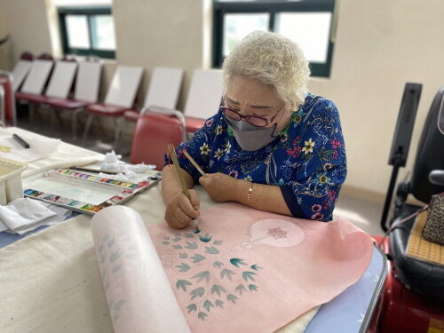 여성장애인교육지원사업 민화 프로그램 진행