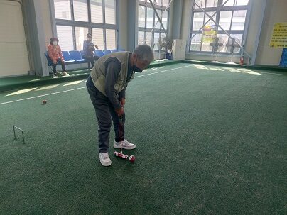 게이트볼 프로그램 진행하였습니다.