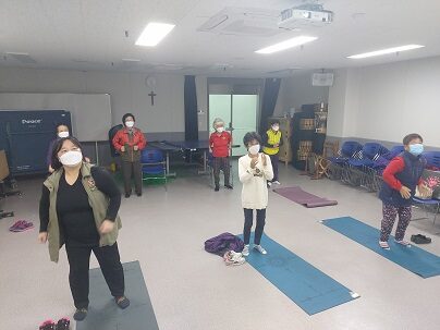 여성장애인교육지원사업 건강체조 프로그램