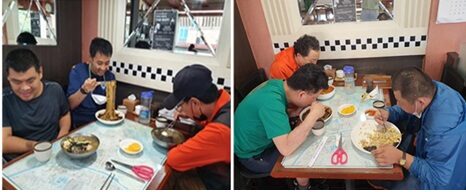 주간보호센터 음식점이용