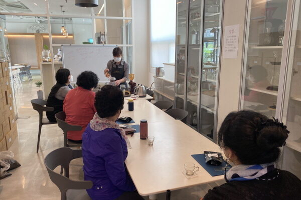 여성장애인교육지원사업 자격증반 "커피바리스타" 마지막 수업 진행