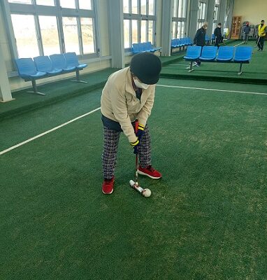 게이트볼 프로그램 진행하였습니다!