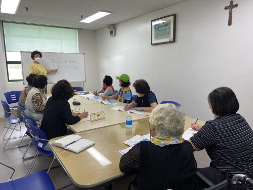 문해 프로그램 진행