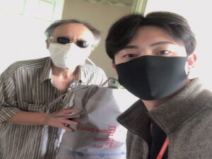 이머전시 푸드 팩 이용자 가정 대리 전달 실시