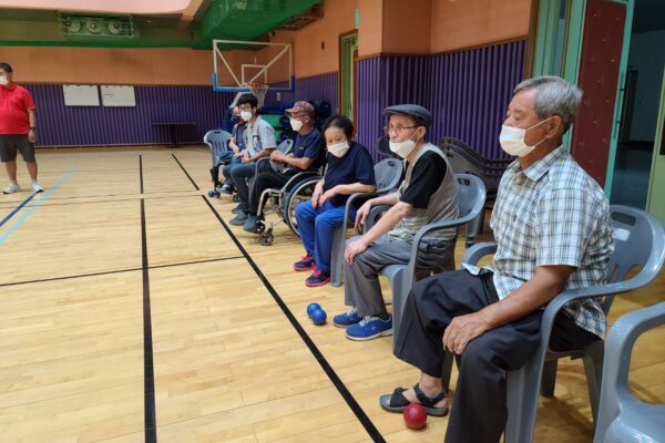 보치아 프로그램 진행