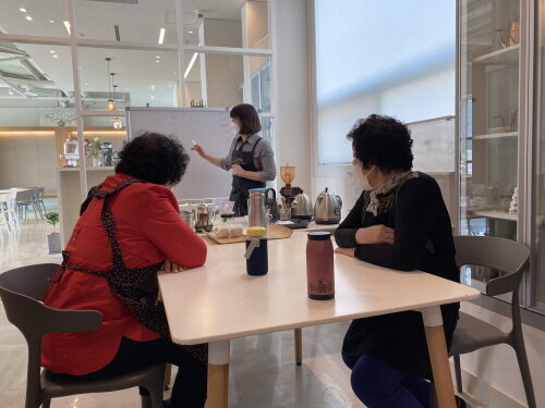 여성장애인교육지원사업 "커피바리스타" 자격증반 진행