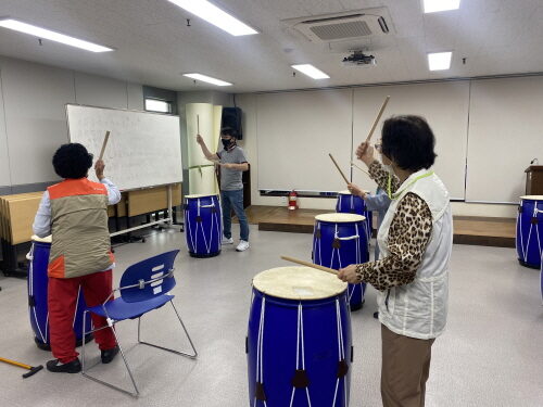 여성장애인교육지원사업 난타 프로그램 진행