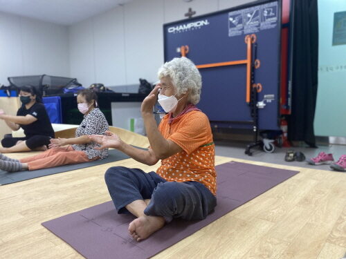 여성장애인교육지원사업 기공체조 프로그램 진행