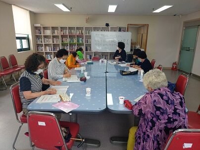 문해프로그램 진행하였습니다.