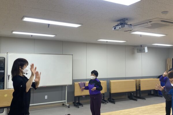 여성장애인교육지원사업 기공체조 프로그램 진행