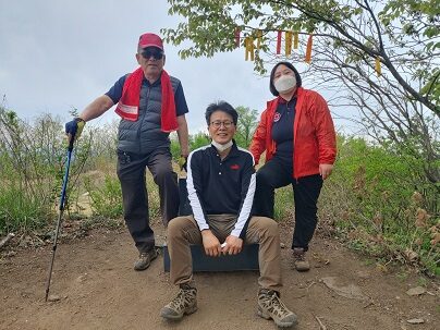 등산프로그램 진행하였습니다.