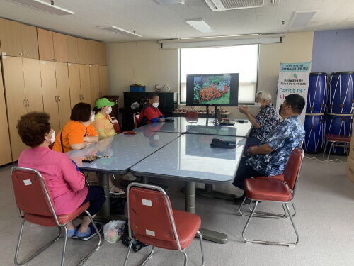 문화여가지원 사진반 프로그램 진행