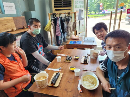 일감 긍정행동강화물(카페이용하기)진행