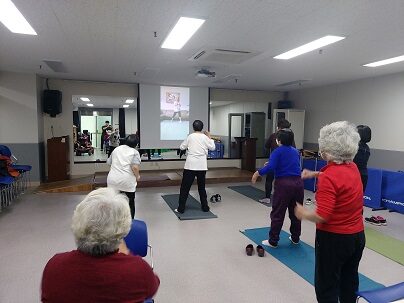여성장애인 교육지원사업 건강체조 프로그램 진행하였습니다.