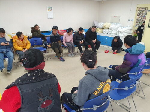 일감 컬링 프로그램 진행