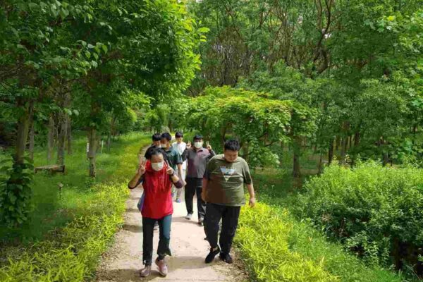 주간보호센터 백야휴양림으로 산책 다녀왔어요^^
