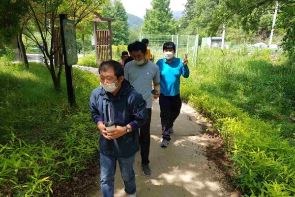 백야휴양림 산책 다녀왔어요~