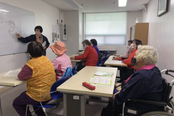 여성장애인교육지원사업 문해교실 진행