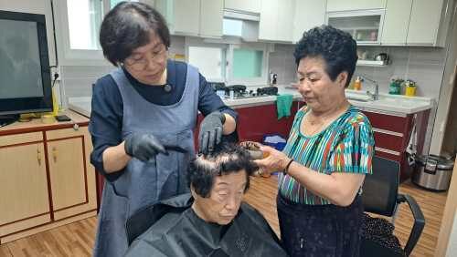 행복지원단 마을로 찾아간 이미용서비스