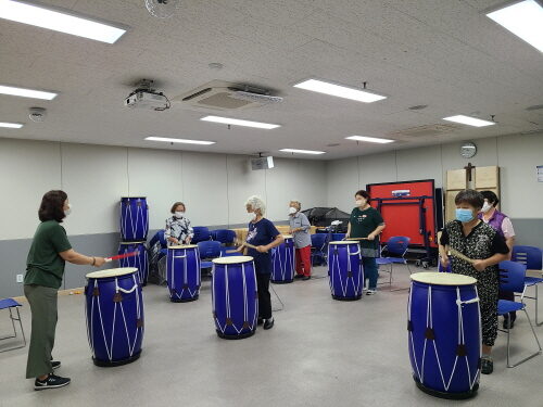 여성장애인교육지원사업 난타교실 진행