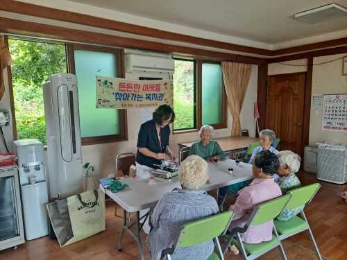 "찾아가는 복지관" 원당1리 캔들만들기