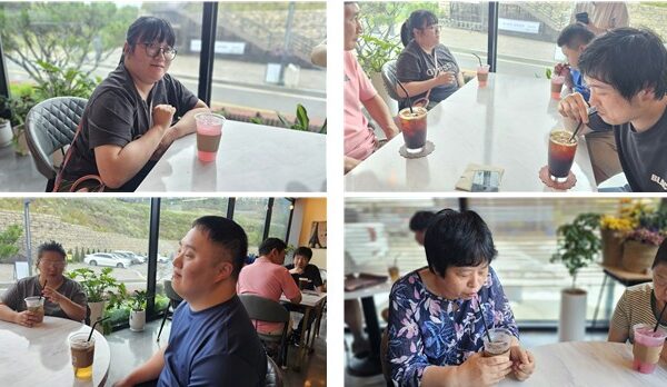 2025년 발달장애인 평생교육 프로그램 내맘대로 문화스포츠 프로그램 카페다녀왔습니다.