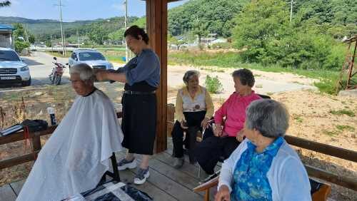 행복지원단 마을로 찾아간 이미용서비스
