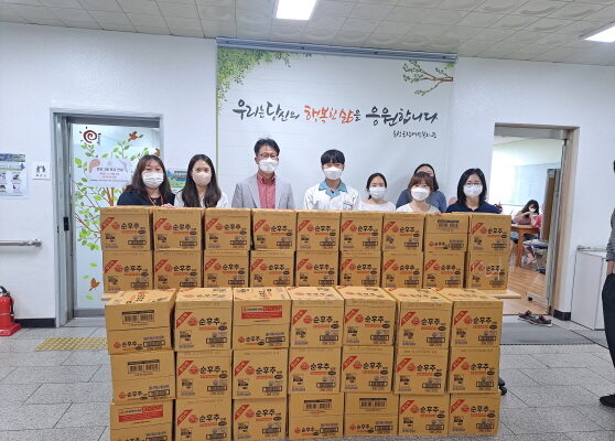 오뚜기제유주식회사, 음성군지역사회보장협의체와 협약을 통해 취약계층을 위한 라면 기부