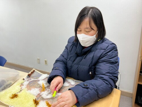 스킬자수 프로그램을 진행하였습니다.