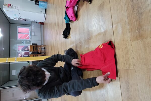 발달장애인지원팀 꿀잼반 자립훈련 (빨래정리하기)