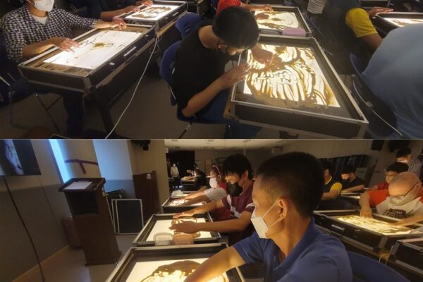 발달장애인지원팀 샌드아트