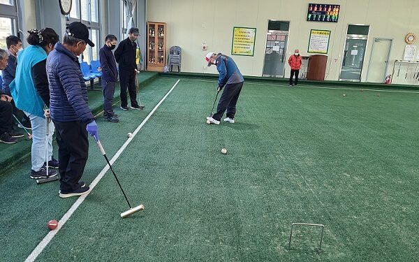 충북생활체육지원사업 게이트볼교실 진행