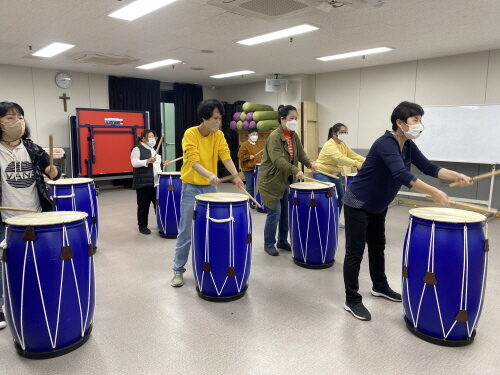여성장애인교육지원사업 난타교실 진행
