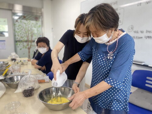 여성장애인교육지원사업 베이커리 3회차 진행