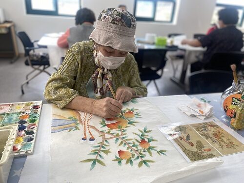 여성장애인교육지원사업 민화교실 진행