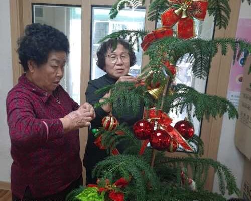 12월 행복지원단 상평2리, 덕정2리 마을은 메리 크리스마스~~