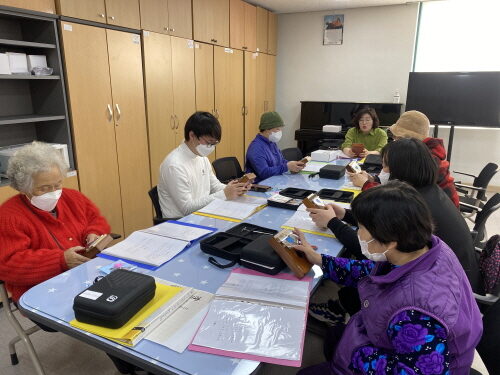 2023년 여성장애인교육지원사업 칼림바 진행