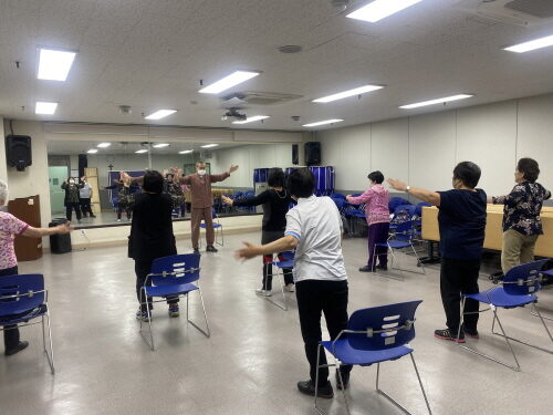 여성장애인교육지원사업 실버태권도 진행