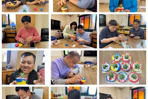 주간보호센터 미술활동