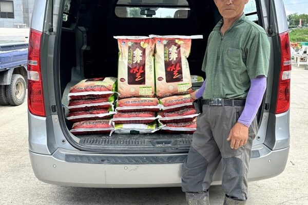 삼성면 덕정 2리 음성군장애인복지관에 ‘쌀 260kg’ 나눔 실천