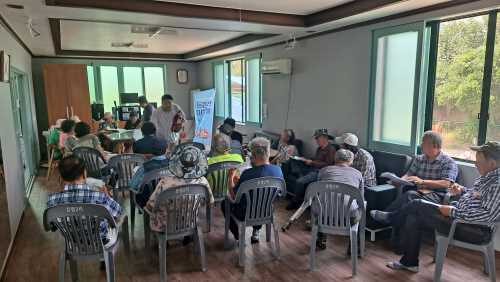 한국소방산업기술원과 함께  행복지원단 화재예방 교육 했습니다!