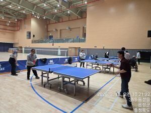 평생학습지원팀 " 탁구 프로그램 진행"