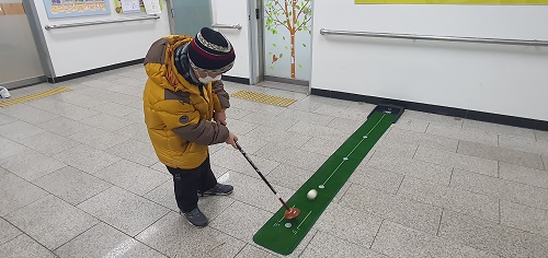 파크골프 체험 프로그램 진행